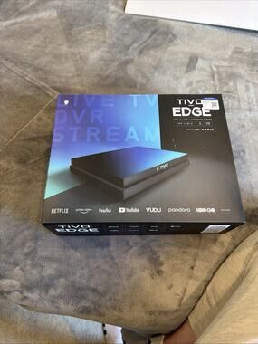 TiVo Edge for Cable 2TB DVR Streaming Player w/ Voice Remote in Box Tested